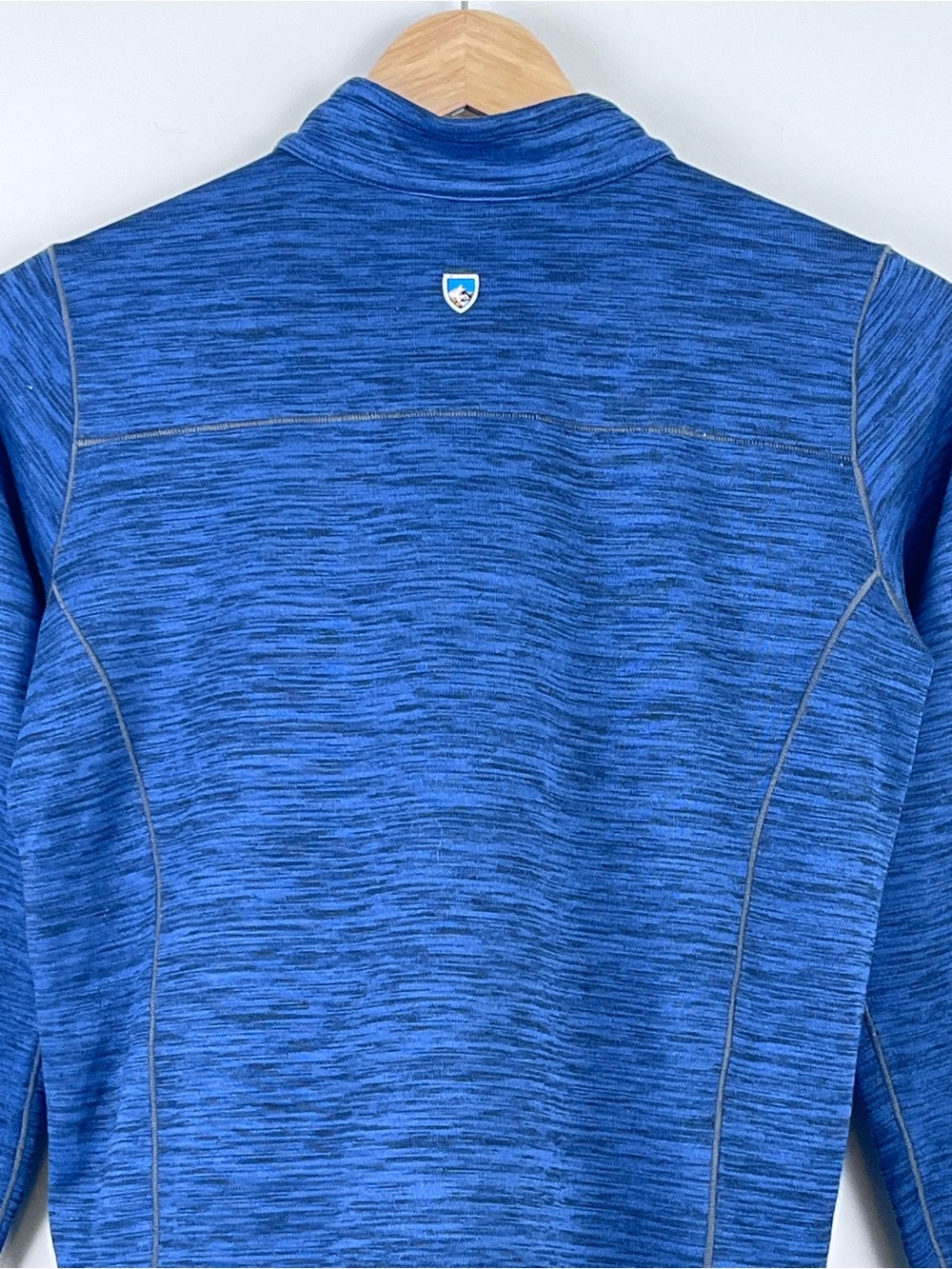 Kuhl Youth Boys Heathered Blue Alloy 1/4 Zip Lightweight Sweater Size M; Active - Picture 4 of 16